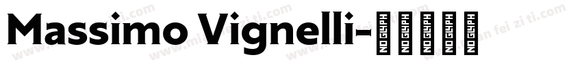 Massimo Vignelli字体转换